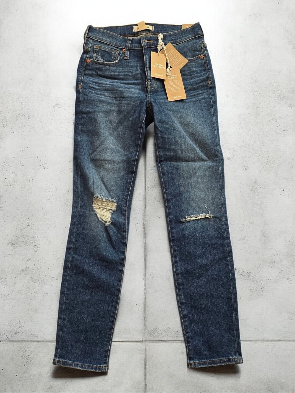 Madewell 9" Hugh Rise Skinny Crop Denim Jeans